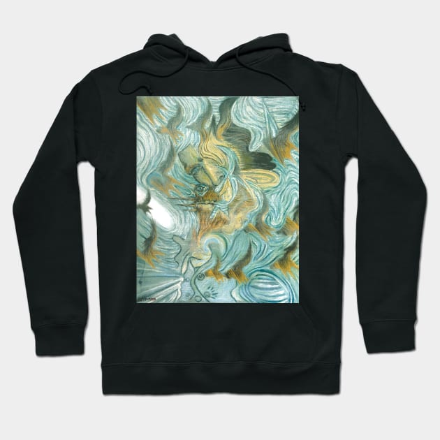 Living in a Van Gogh by the River Hoodie by Jimb Fisher Art